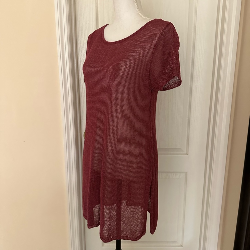 Eileen Fisher Woman’s Burgundy Dress-Tunic, Sz S/P - Picture 7 of 11